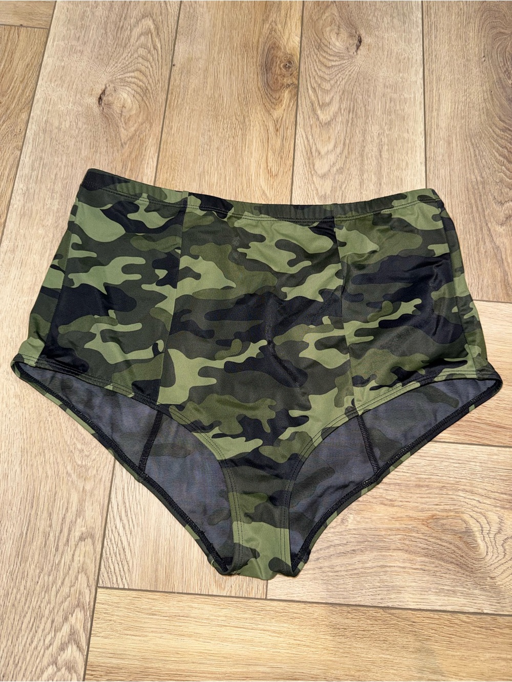 Torrid High-Waist Camo Swim Bottoms
